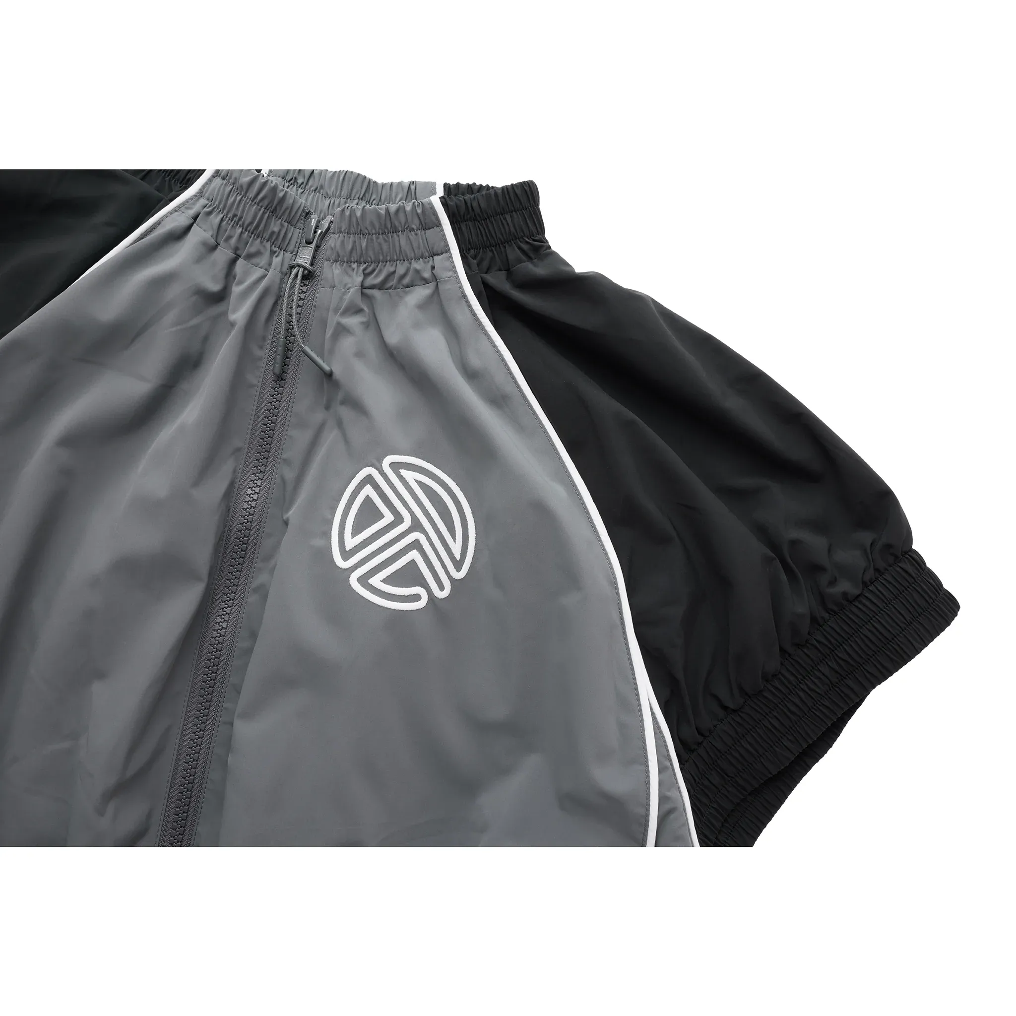 Cropped Upside Down Windbreaker Jacket