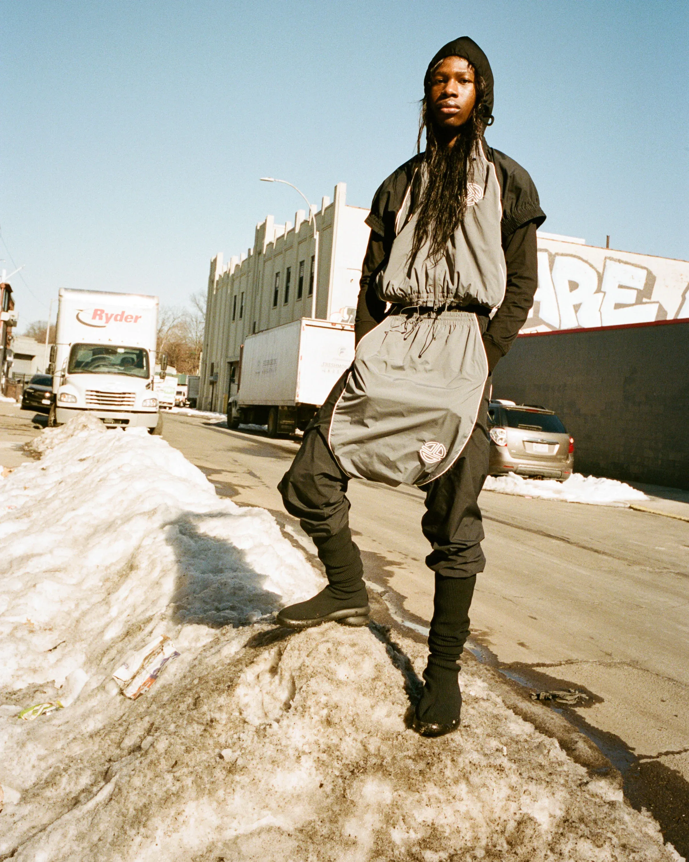 Upside Down Windbreaker Pant