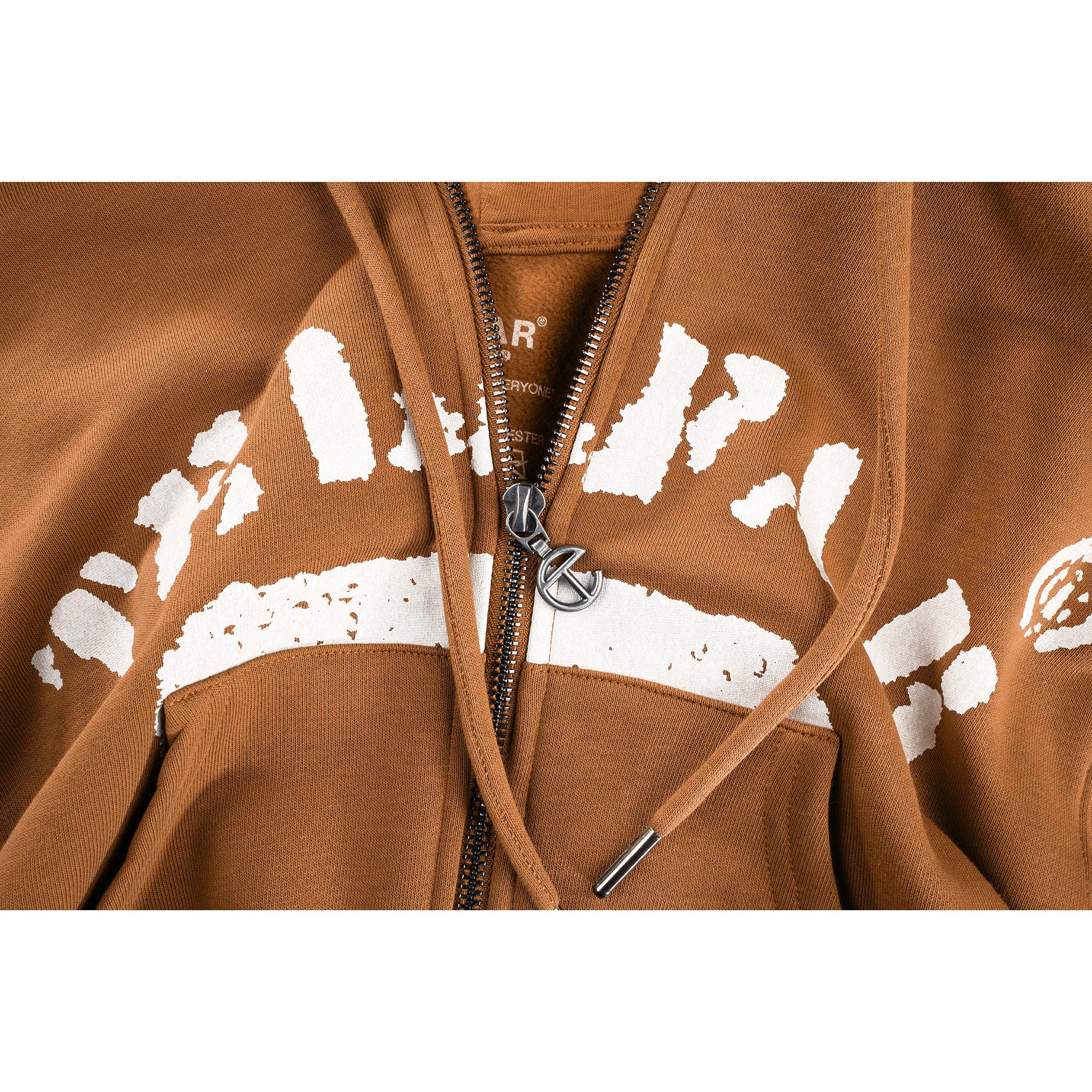 Telfar NYC Crop Zip Up Hoodie