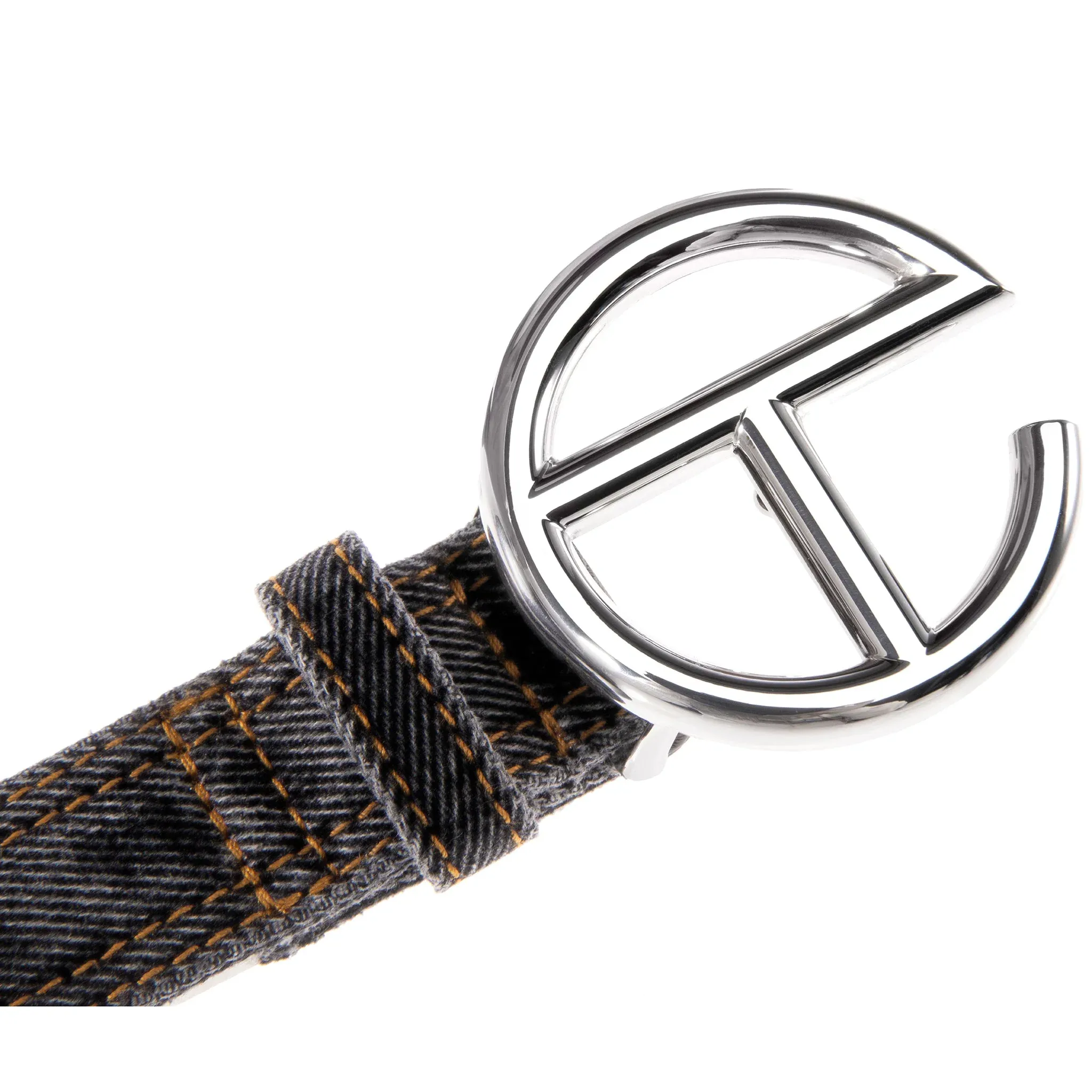 Denim Logo Belt