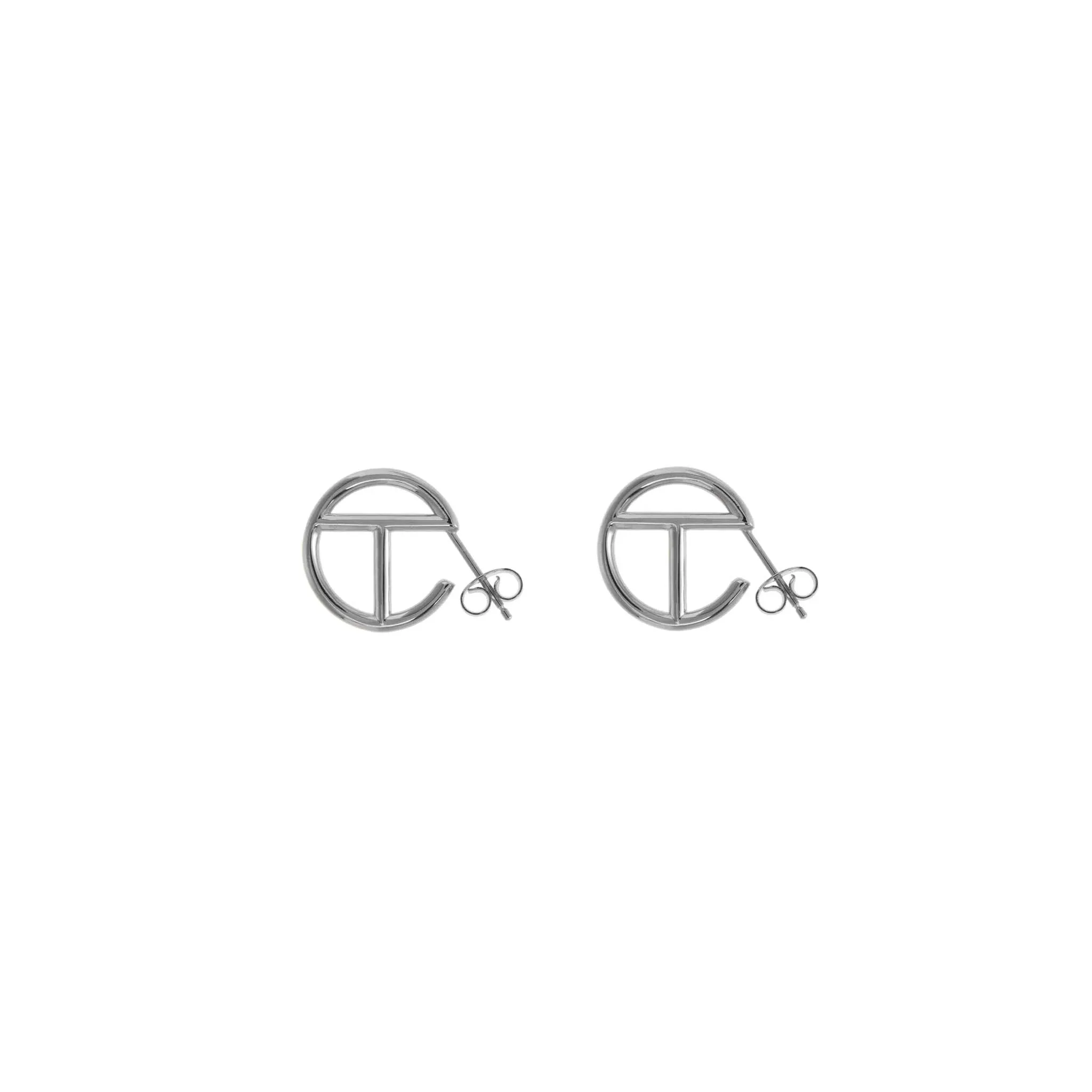 Small Logo Hoop Earring